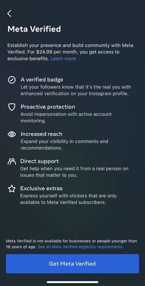Subscribe your profile to Meta Verified on Facebook.
